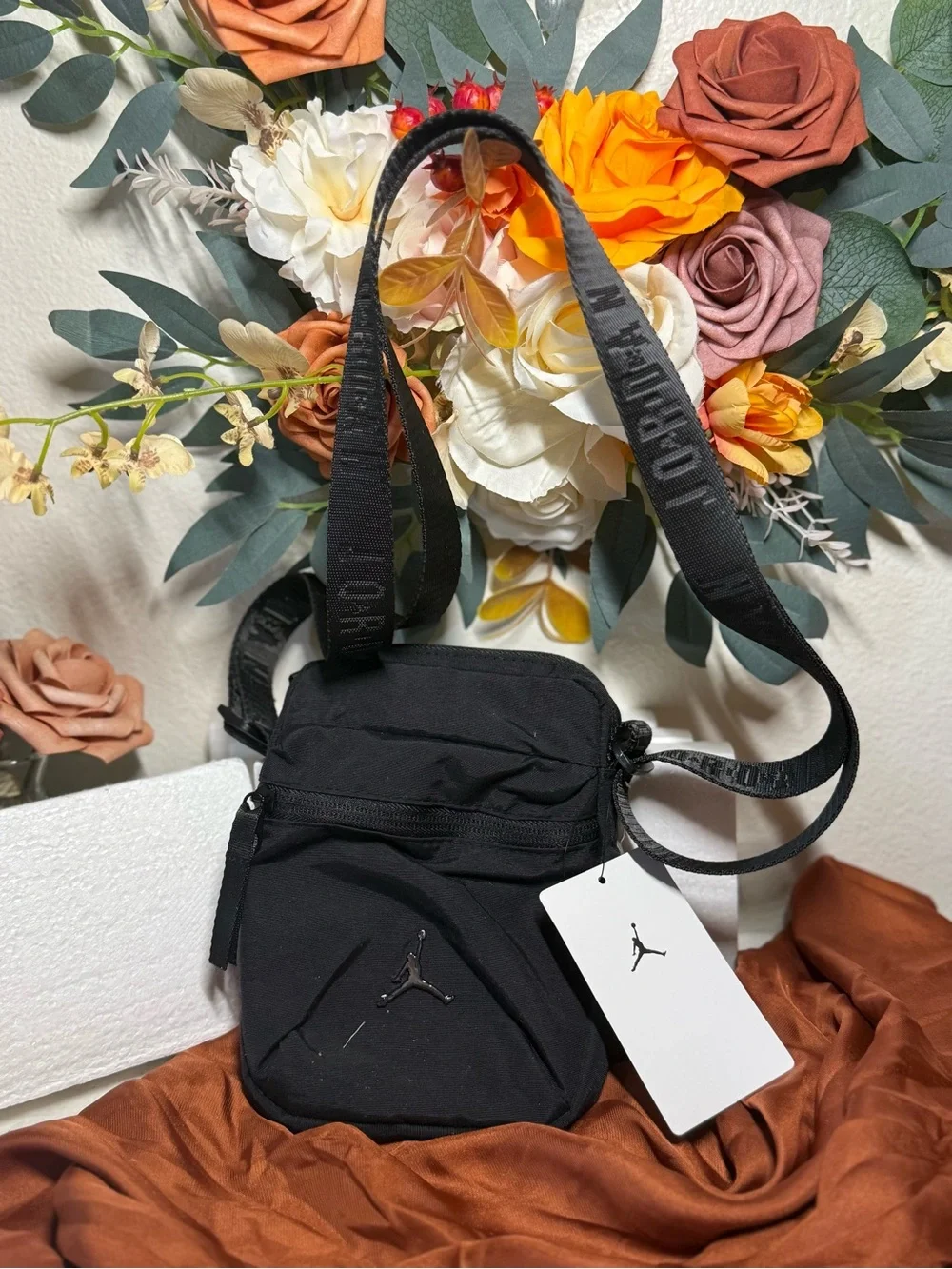 Jordan Black Crossbody Bag